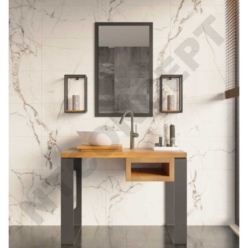 Ntconcept Mia Ayna Çerçeveli Masif Ahşap Lavabo Dolabı Hilton - 70 cm - Açık Ceviz Banyo Dolabı / Mobilyası Fiyatı