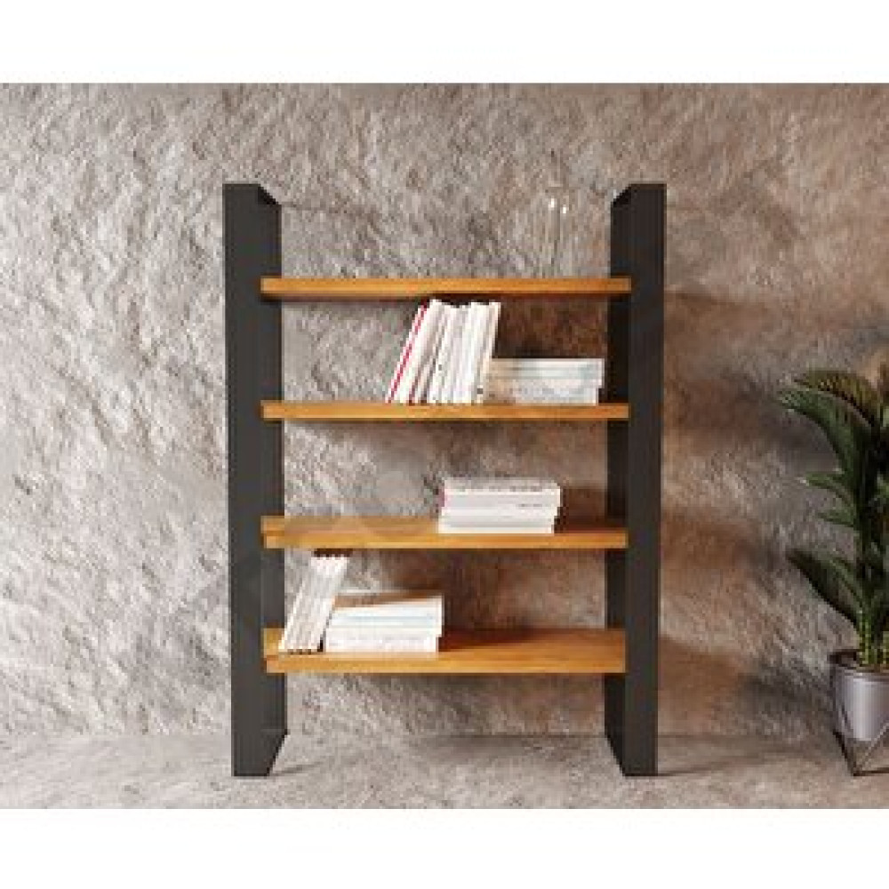 NTConcept Ntconcept Nia Masif Ağaç Kitaplık-vitrin 120 cm Kitaplık Fiyatı