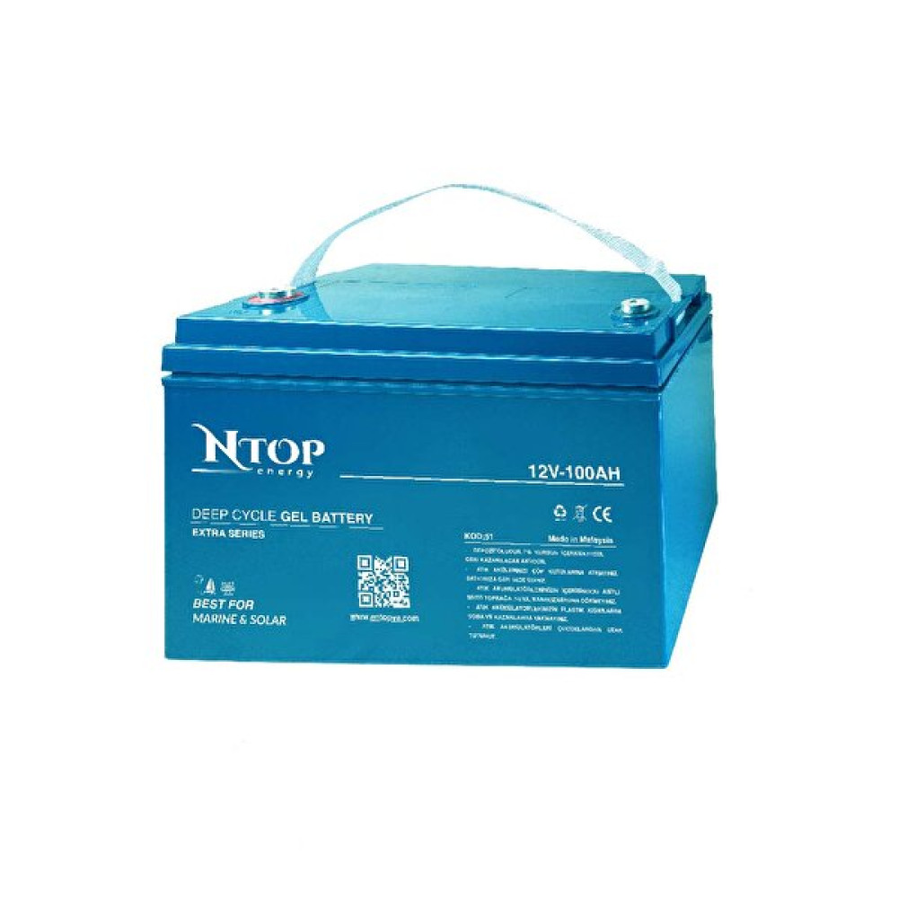 Ntop 12V 100 aH Derin Deşarjlı Jel Akü Diğer Fiyatı