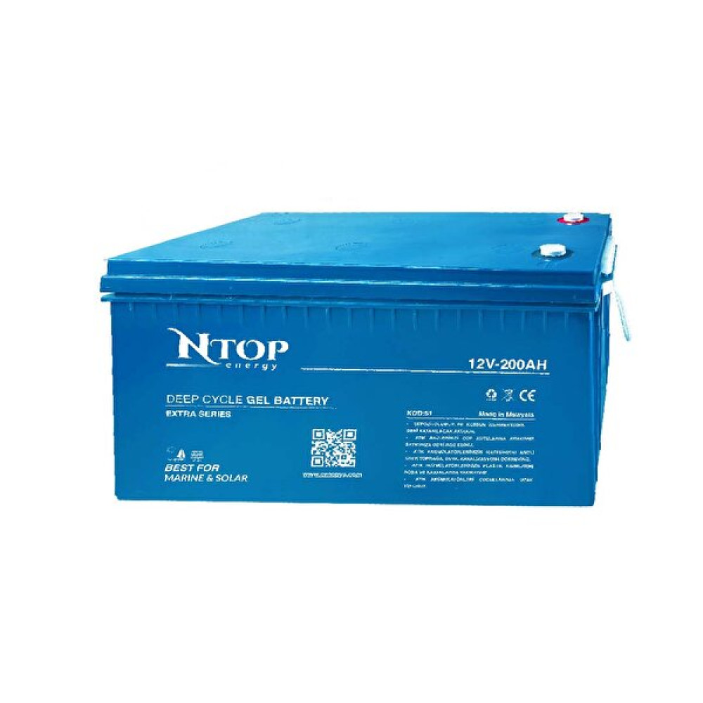 Ntop 12V 200 aH Derin Deşarjlı Jel Akü Diğer Fiyatı