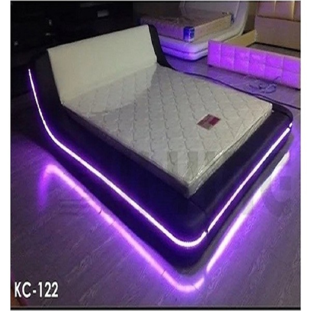 Nu Dizayn Nu-Dizayn NU 122 Ledli Çift Kişilik Yatak Seti - Siyah - 160 x 200 cm Karyola Fiyatı