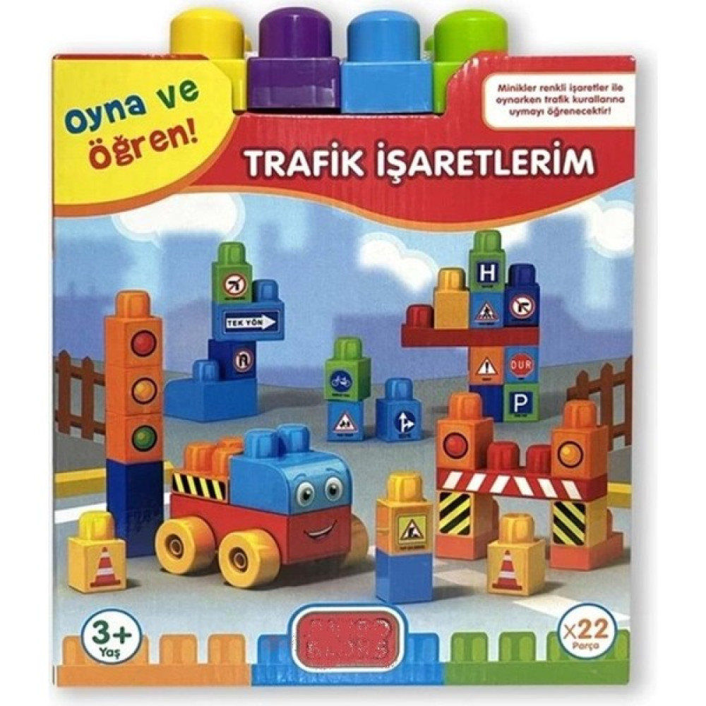 Nüanstek Trafik Işaretlerim 22 Parça (Oyna ve Öğren) Legolar ( Yapım Oyuncakları ) Fiyatı