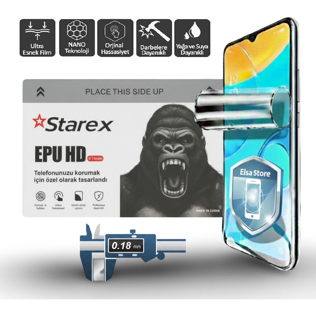 Nubia Red Magic 10 Pro Nano Ekran Koruyucu Ultra Ince Epu - 0.18 mm Mat Starex Cep Telefonu Ekran Koruyucusu Fiyatı