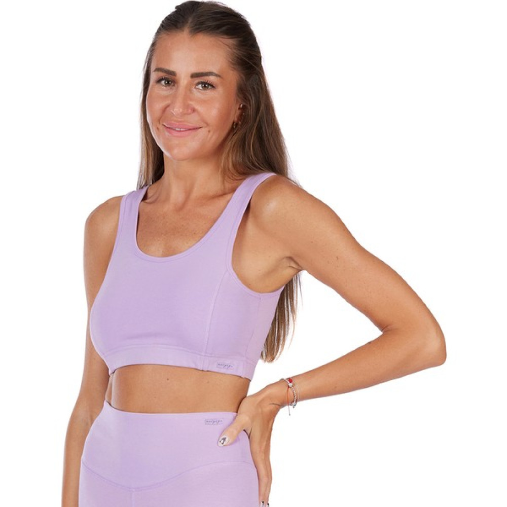 Nui Yoga Hori - Lila Organik Pamuk Spor Sütyeni Kadın İç Giyim / Çamaşır Fiyatı