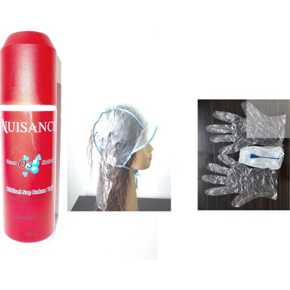 Nuısance Bitkisel Saç Bakım Yağı 100ML Sprey + Delikli Röfle Bonesi Seti - 57,88 Saç Bakım Maskeleri & Serumlar & Spreyler Fiyatı