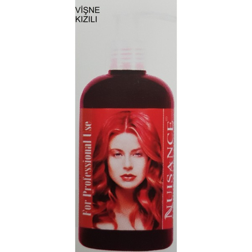 Nuısance Su Bazlı Saç Boyası (Vişne Kızılı) 250ML. - VİŞNE KIZILI Saç Boyası Fiyatı