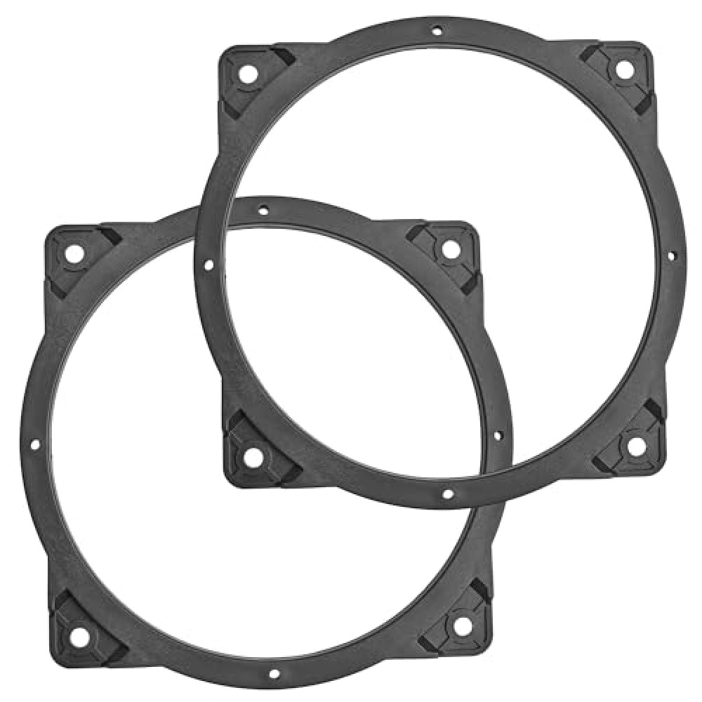NuIth 6.5 Inch Front Door Speaker Adapter Spacer Ring Fit for 2006-2020 Hyundai Sonata/Azera/Santa Fe/KIA 2011-2020, 6.5"-6.75” Speaker Adapter Brackets for Aftermarket Speaker Installation
