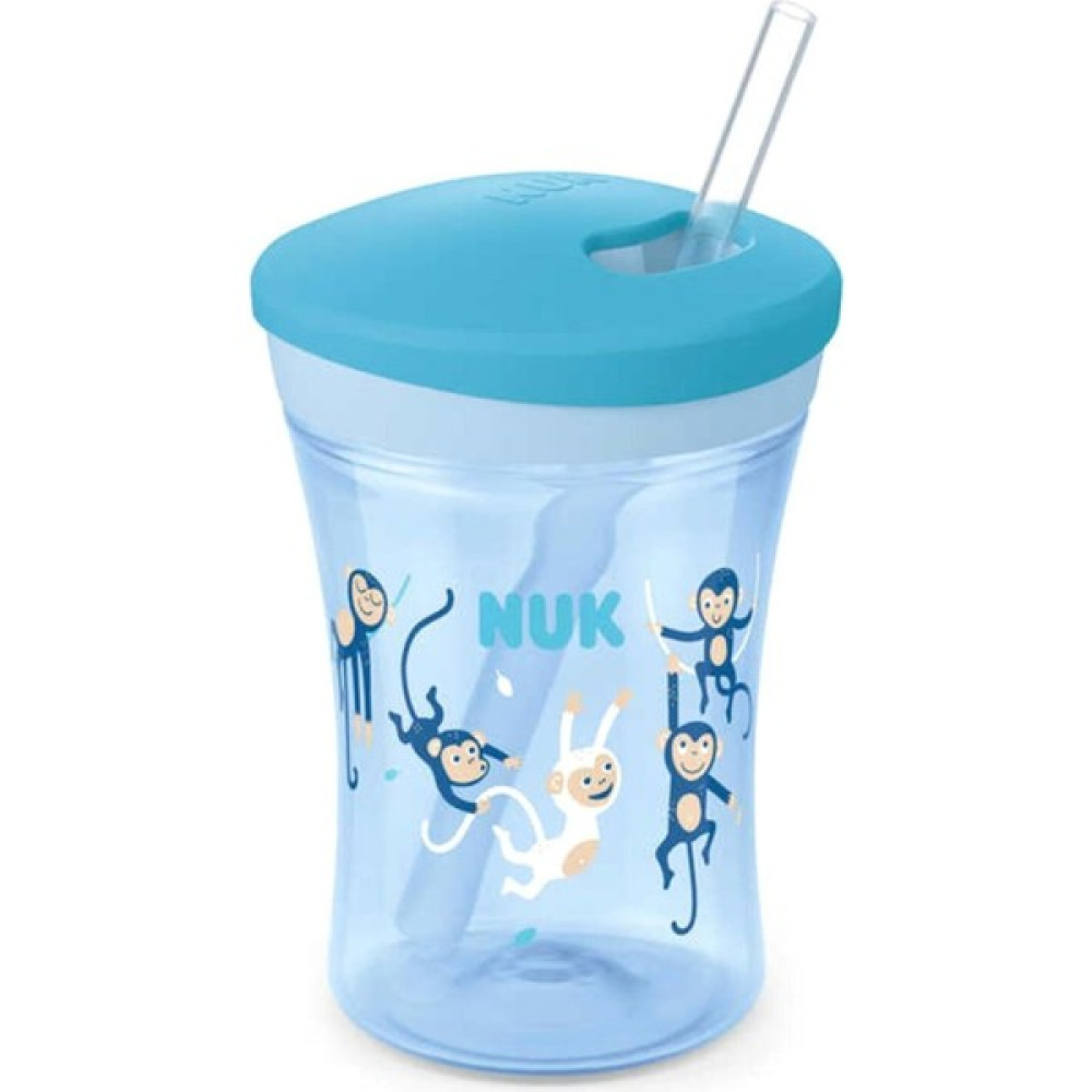 Nuk Action Cup Evo Suluk 230 ml Mavi 751136 - Beyaz - Eflatun - 1 Yaş ve Üzeri Emzik Fiyatı