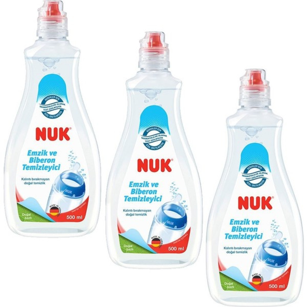 Nuk Emzik Ve Biberon Temizleyici 500 ml. (3 adet) Biberon Fiyatı