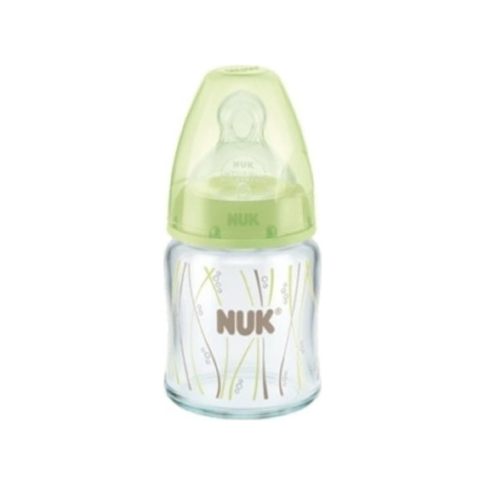Nuk Fc Silikon Emzikli First Choice Cam Biberon Yeşil 120 ml Biberon Fiyatı