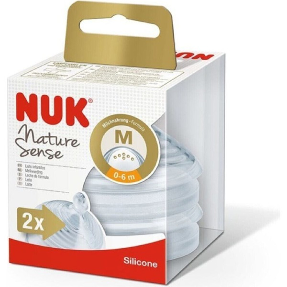 Nuk Nature Sense Biberon Emziği Silikon 6-18 Ay (S) 2li - 6 - 18 Ay Biberon Emziği Fiyatı