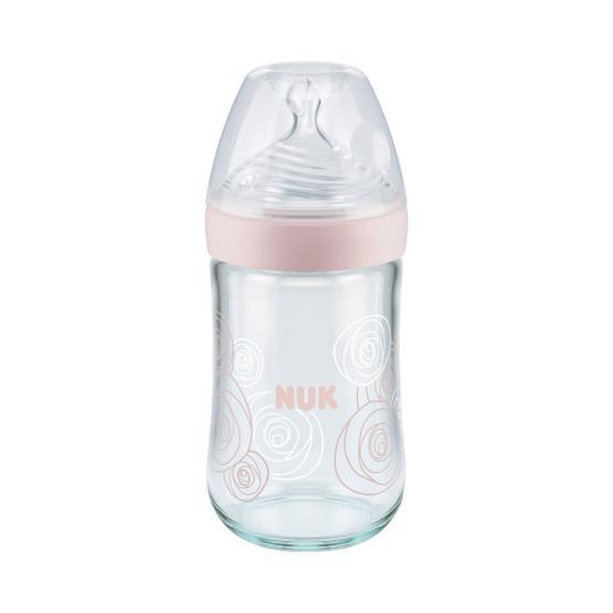 Nuk NBC3 745095P Pembe Antikolik Borosilikat Cam Biberon