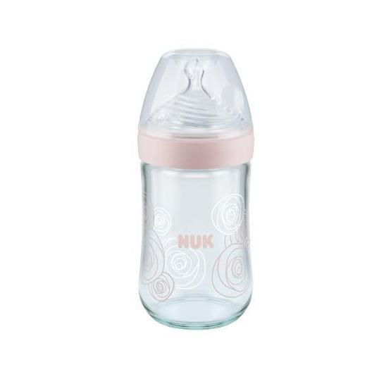 Nuk NBC3 745095P Pembe Antikolik Borosilikat Cam Biberon