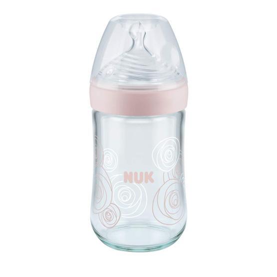 Nuk NBC3 745095P Pembe Antikolik Borosilikat Cam Biberon