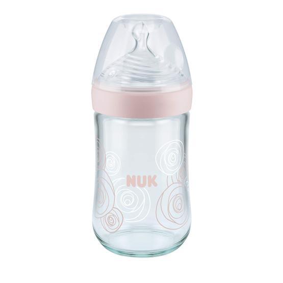 Nuk NBC3 745095P Pembe Antikolik Borosilikat Cam Biberon