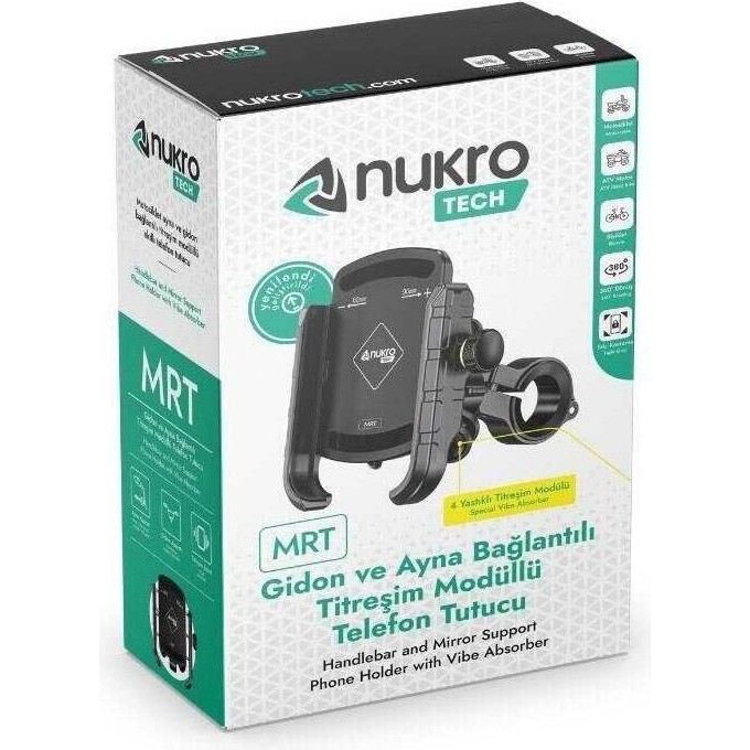 Nukrotech Mrt 4 Yastıklı Titreşim Modüllü Telefon Taşıyıcı Universal Uyumlu Alüminyum Malzeme Yastık Kılıfı Fiyatı
