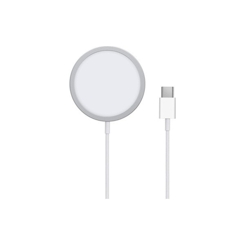 Nuksoc Magsafe Charger Kablosuz Şarj Cihazı Kablosuz Şarj Aleti Iphone ve Tüm Telefonlarla Uyumlu - Beyaz Cep Telefonu Şarj Cihazı Fiyatı