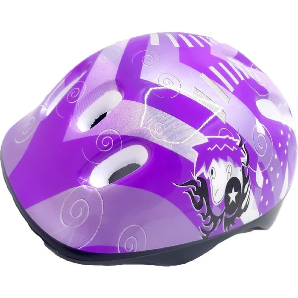 Numaca Renkli Desenli Çocuk Kaskı Paten Kaykay Scooter Bisiklet Için Koruyucu Kask Ayarlı Kask - Mor Peluş Oyuncaklar Fiyatı