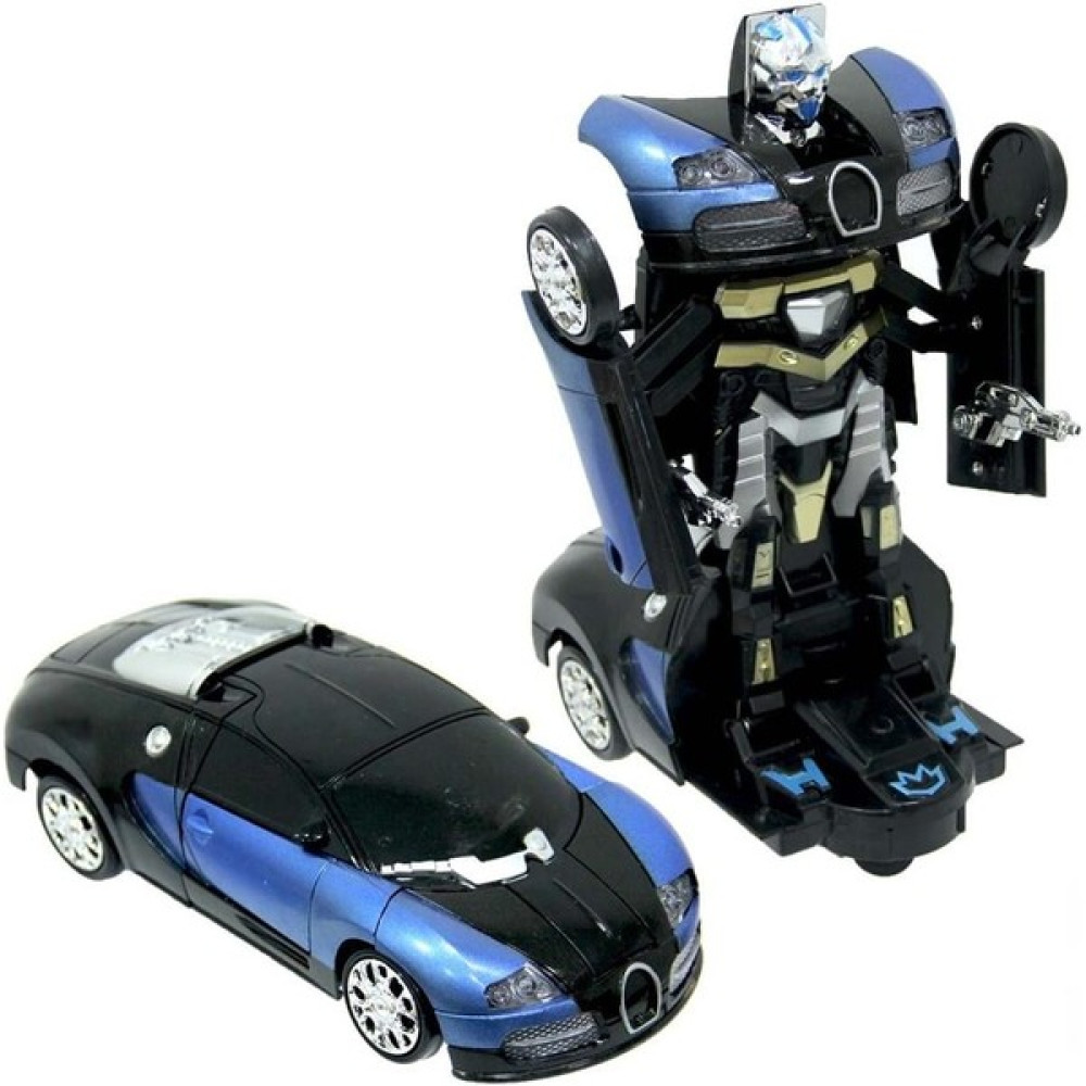 Numaca Robota Dönüşen Işıklı Sesli Pilli Oyuncak Araba Bugatti Modelli Oyuncak Transformers Araba - Azur Mavi Eğitici Oyuncak Fiyatı