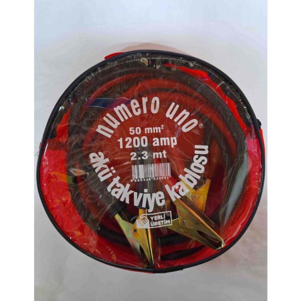 Numerouno Akü Takviye Kablosu 50 mm 1200 Amper 2,3 Metre Oto Boyaları Fiyatı