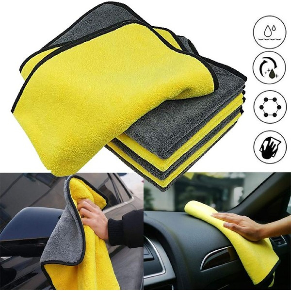Numune Market Suhvee Mikrofiber Araç Iç Dış Yıkama Temizleme Toz Bırakmaz Kurulama Cam Bezi Araba Yıkama Havlusu 30X60 - 30 x 60 cm - Sarı Oto Bakım Bezleri Fiyatı