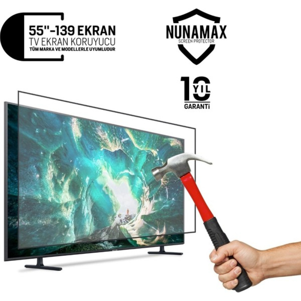 Nunamax 55" Inç 139 Ekran Tv Ekran Koruyucu 55 NUNAMAX55 - 55 inç TV Aksesuarları Fiyatı