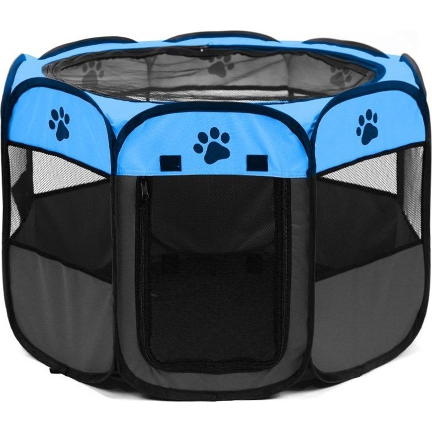 Nunbell Pet Tent Köpek Oyun Alanı 90 x 90 x 60 cm Mavi Diğer Fiyatı