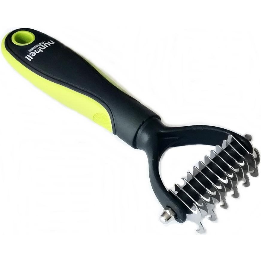 Nunbell Professional Çift Taraflı Tüy Kıtık Açıcı Köpek Tarağı 17 cm - Yeşil Evcil Hayvan Ürünleri Fiyatı