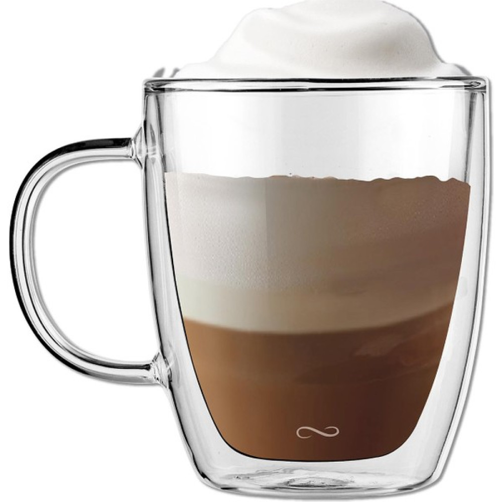 Nuo Enjoy Life Çift Camlı Cappucino Bardağı - 350 ml Fincan / Bardak / Kahve Takımı Fiyatı
