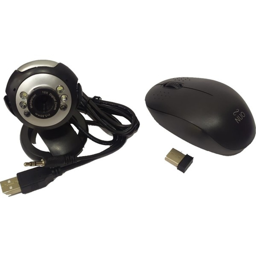 Nuo Webcam + Optik Mouse Set - Siyah Klavye - Mouse Fiyatı