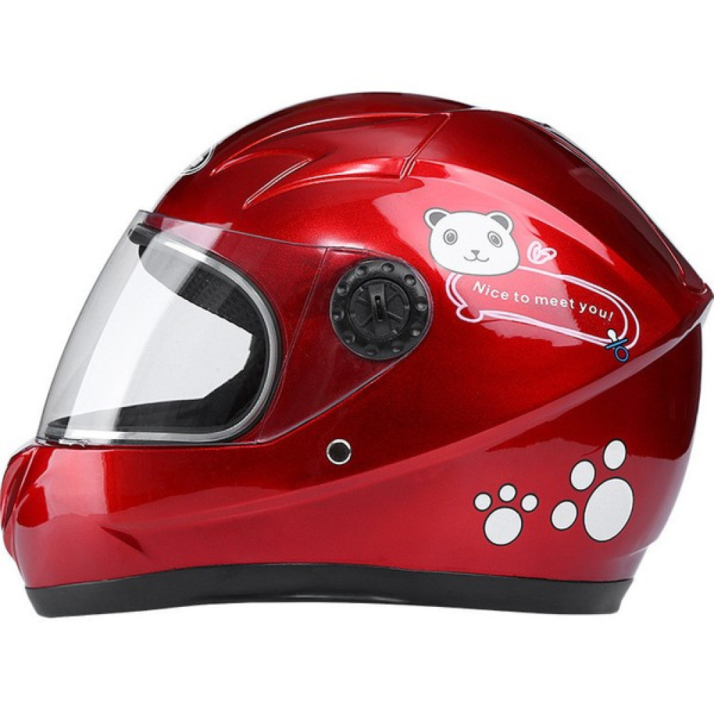 Nuoman Çocuk Kask - Kırmızı (Yurt Dışından) - 50 - 56 cm Motorsiklet Kaskları Fiyatı