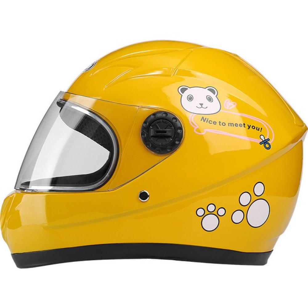 Nuoman Çocuk Kask - Sarı (Yurt Dışından) - 50 - 56 cm Motorsiklet Kaskları Fiyatı