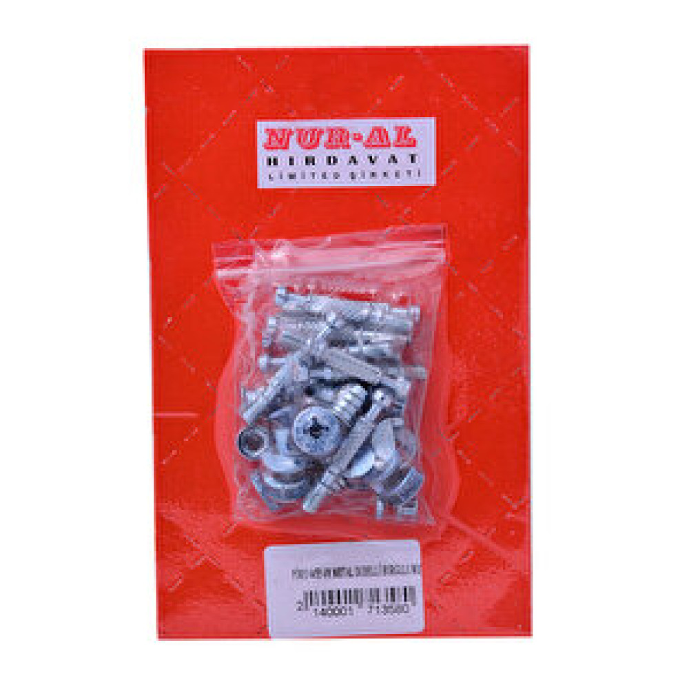 Nur-Al Hırdavat Burgulu Minifix Metal Koltuk Fiyatı