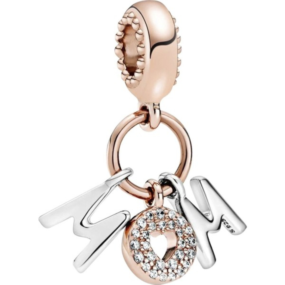 Nur Silver Mom Yazılı Gümüş Charm NUR-BL01213 Saat ve Bileklik Aksesuarı Fiyatı
