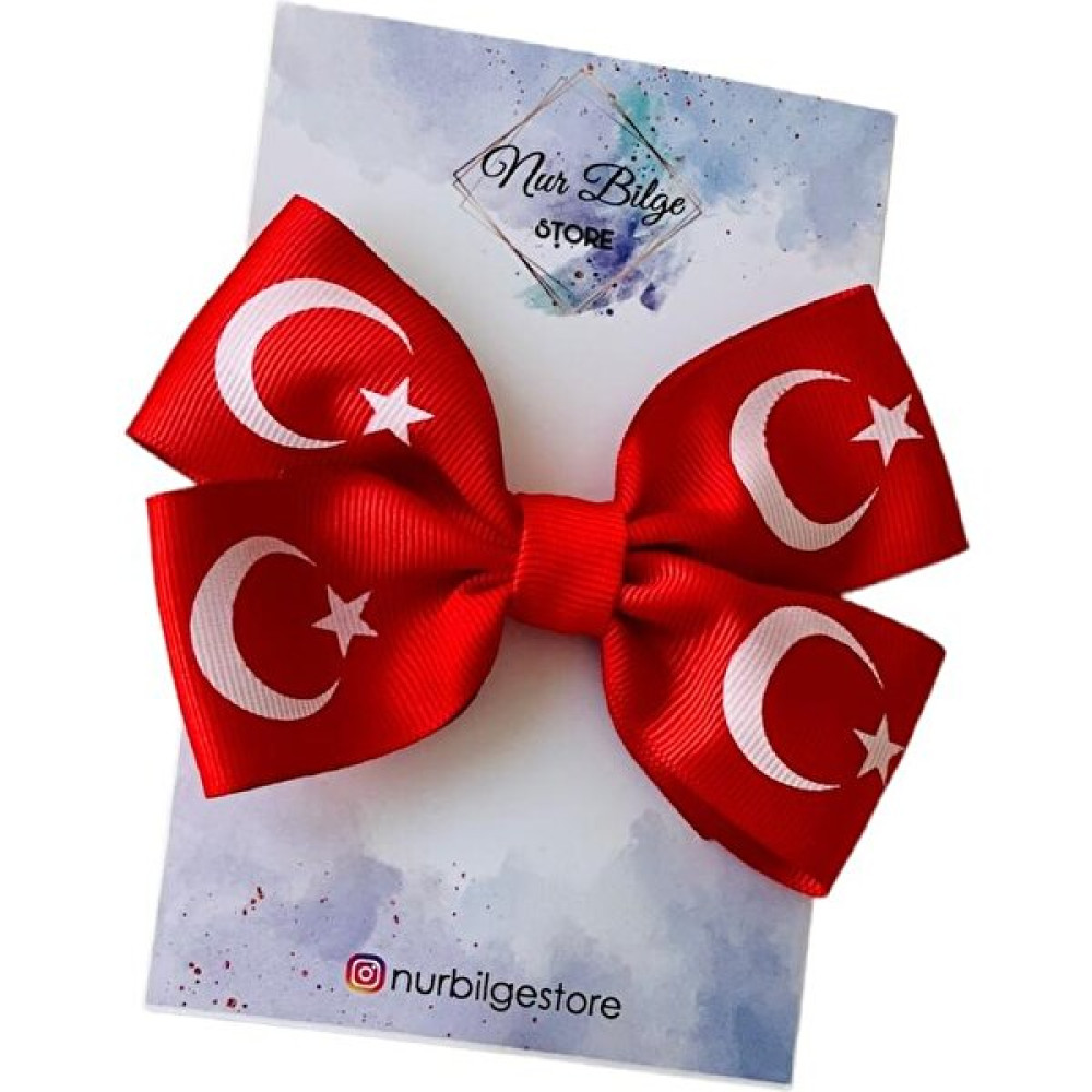 Nurbilge store Atatürk ve Türk Bayrağı Baskılı Kurdele Toka Toka, Taç & Saç Bandı Fiyatı