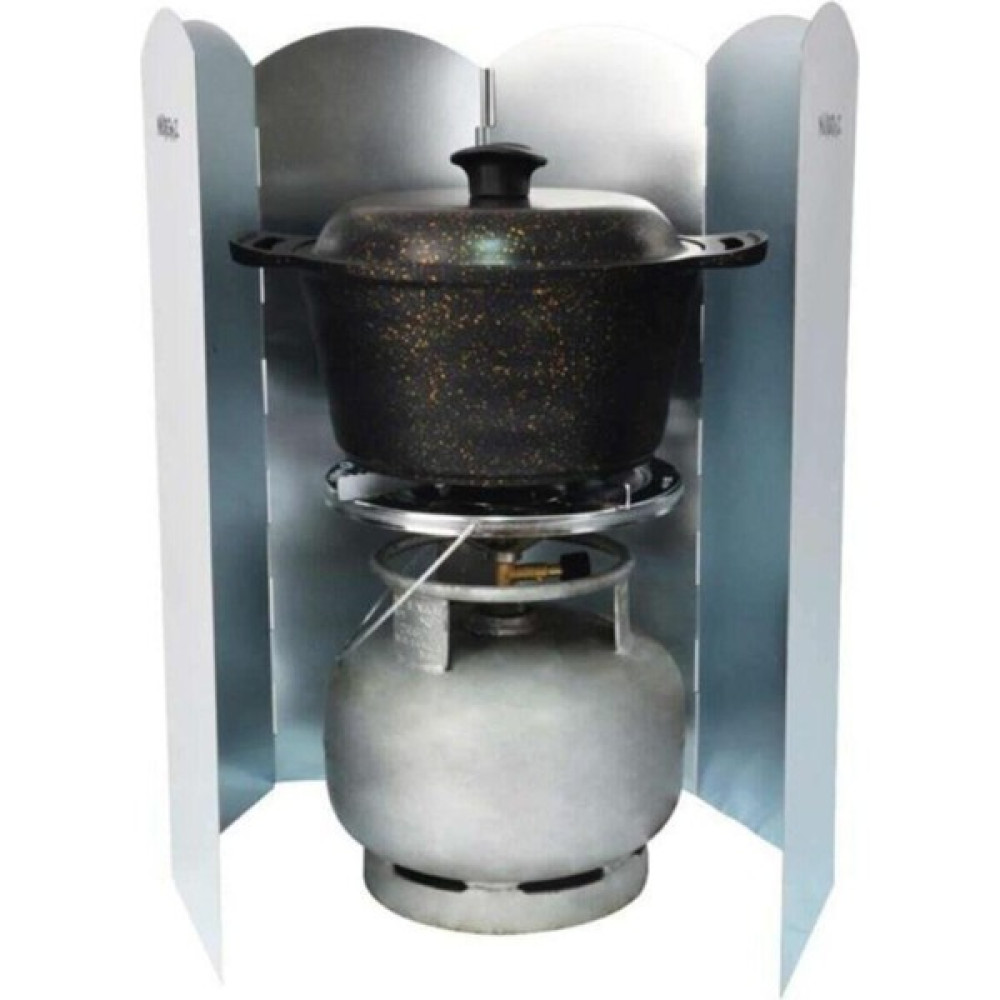Nurgaz Metal Rüzgarlık Büyük 98X55 cm Kamp Mutfağı Fiyatı