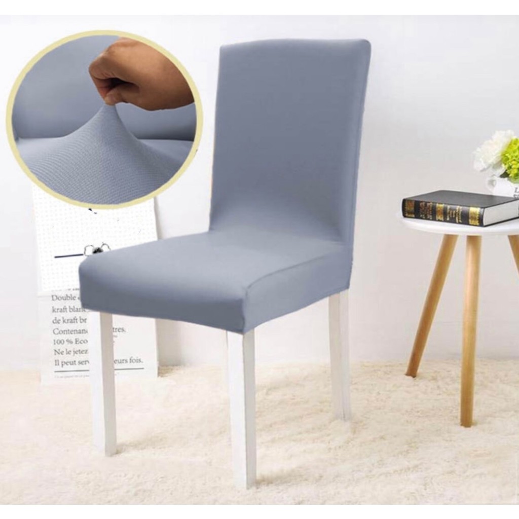 Nurlan 1 Adet Bal Peteği Desen Likra Kumaşlı Tüylenmez Yıkanabilir Sandalye Örtüsü Sandalye Kılıfı - 35 x 45 cm - Gri Standart Sandalye Fiyatı