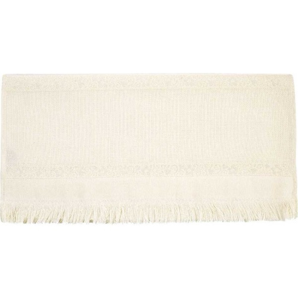 Nurpak Etamin Bezli El-Yüz Havlusu Kadife 50 x 90 cm (12 Adet) - Krem El / Yüz Havlusu Fiyatı
