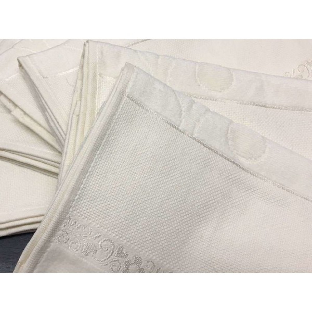 Nurpak Etaminli 6'lı Havlu Kanaviçelik Küçük Mutfak Havlu Krem 30 x 50 cm - 50 x 30 cm El / Yüz Havlusu Fiyatı