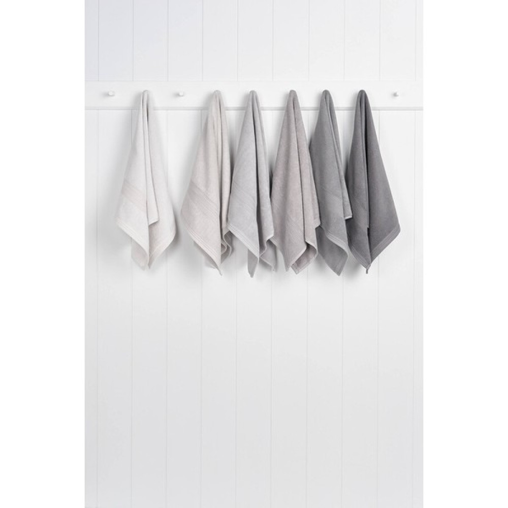Nurpak Zümrüt 6lı El Havlusu 50X90 - Gri - 50 x 90 cm El / Yüz Havlusu Fiyatı