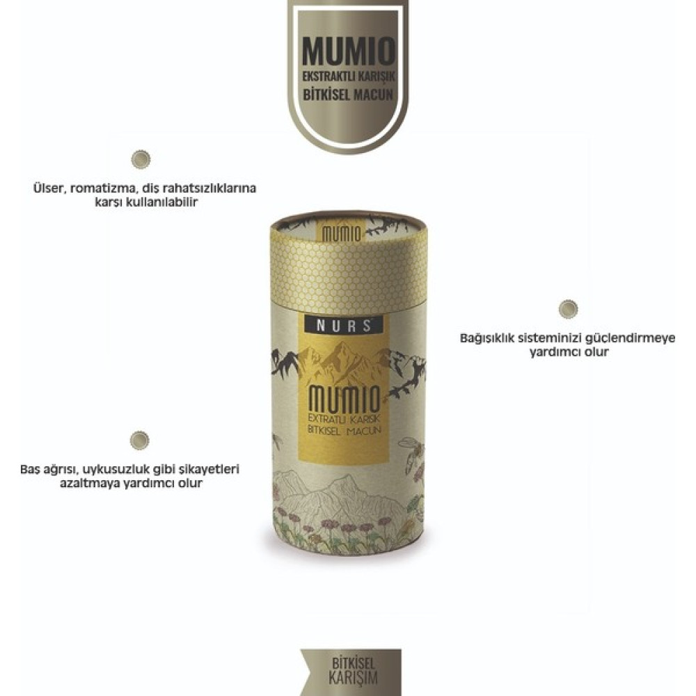 Nurs Shilajit Resin Mumio Mumijo Macun 240 gr (10 Günlük) Diğer Fiyatı