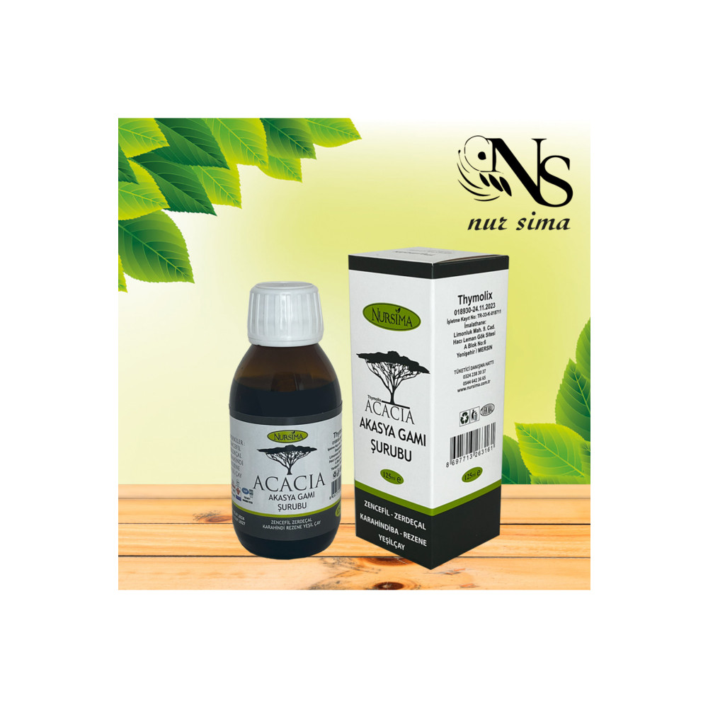 Nursima Acacia Akasya Gamı Şurubu 125 ml Organik Ürünler Fiyatı