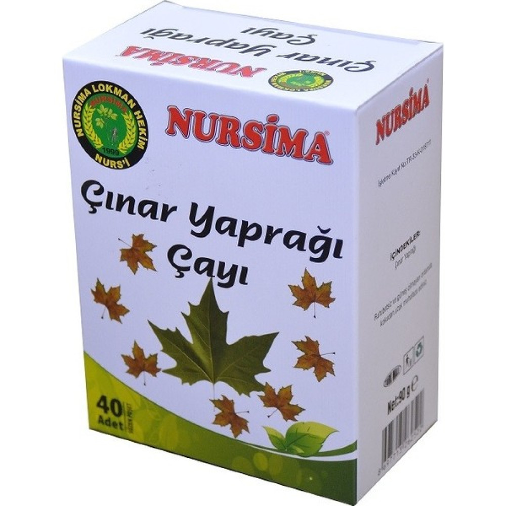 Nursima Çınar Yaprağı Çayı 40 Adet Çay Fiyatı