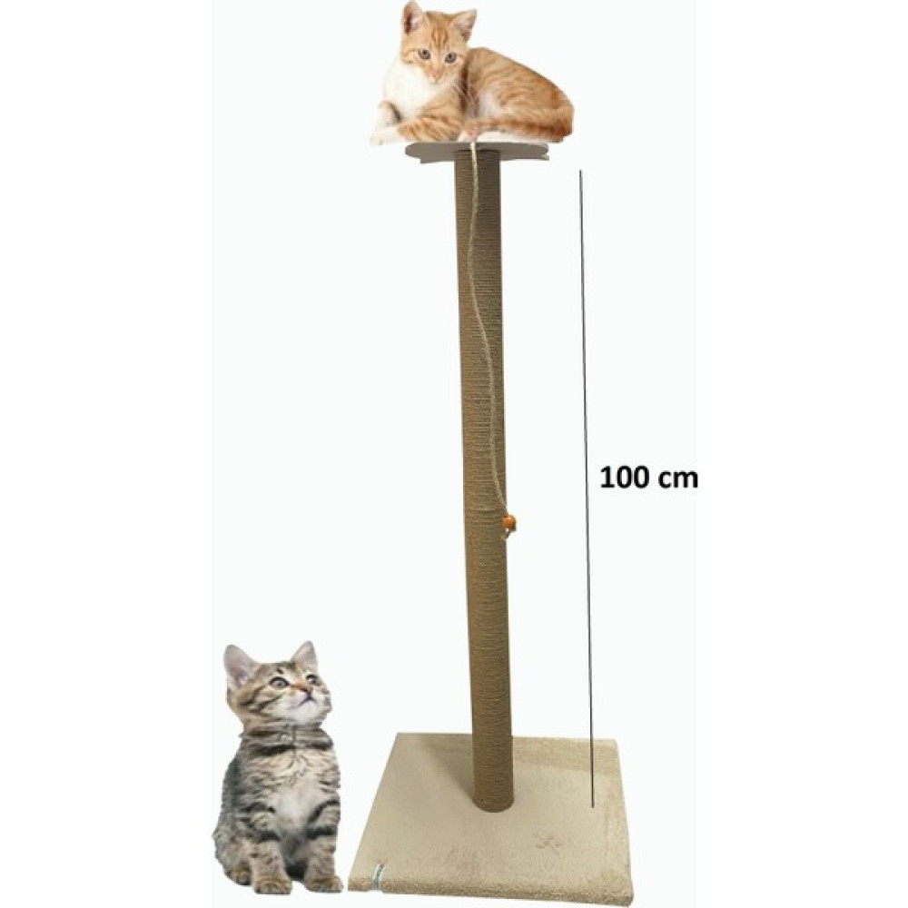 Nursoft Büyük Kedi Tırmalama Tahtası 100 cm - Bej Evcil Hayvan Ürünleri Fiyatı