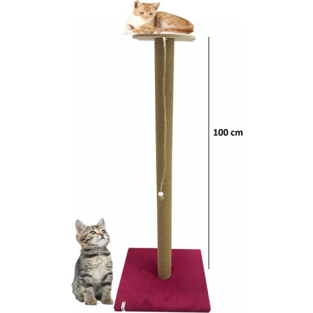 Nursoft Büyük Kedi Tırmalama Tahtası 100 cm - Fuşya Evcil Hayvan Ürünleri Fiyatı