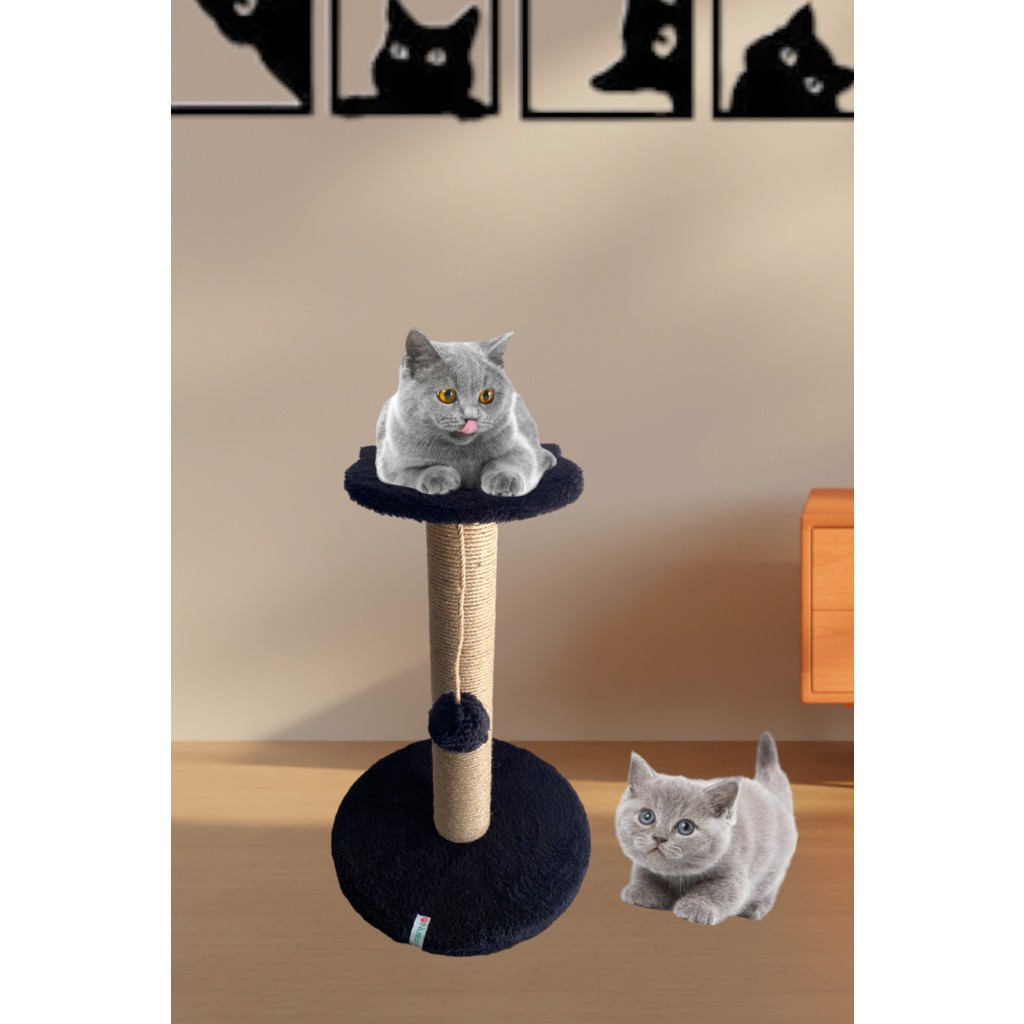 Nursoft Stepli Kedi Tırmalama Tahtası - Siyah Evcil Hayvan Ürünleri Fiyatı