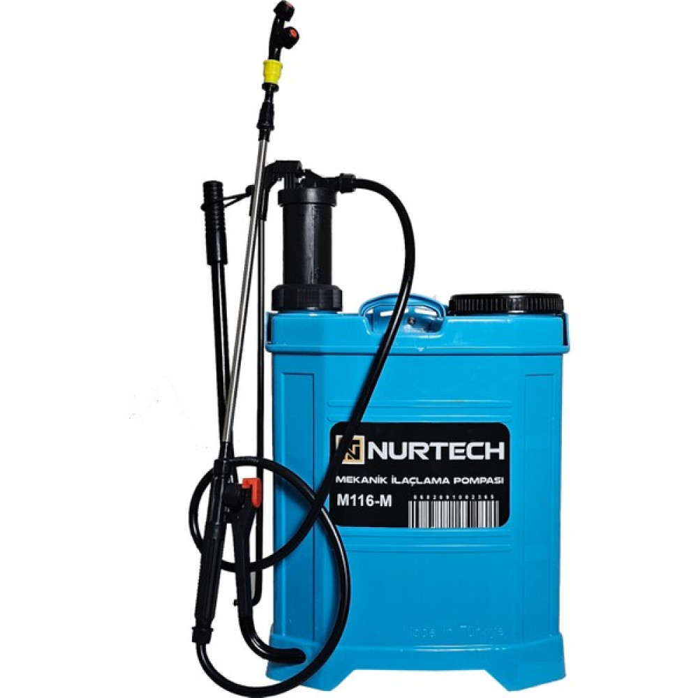 Nurtech Ilaçlama Pompası 16 Lt Manuel M116-Mavi İlaçlama Makinesi Fiyatı
