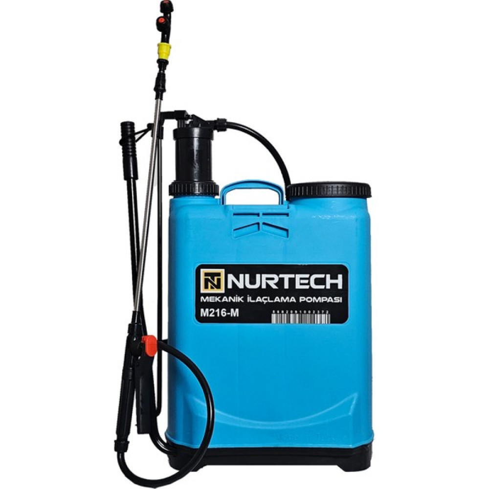 Nurtech Ilaçlama Pompası 16 Lt Manuel M216-Mavi İlaçlama Makinesi Fiyatı