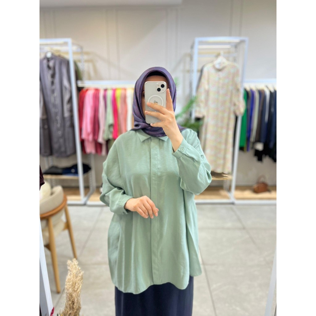 Nuss 3001 Oversize Düğmeli Gömlek Küf Tozu Giyim & İç Giyim Fiyatı
