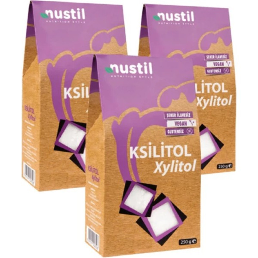 Nustil Nutrition Style Ksilitol - Xylitol 250 gr x 3 Diğer Fiyatı